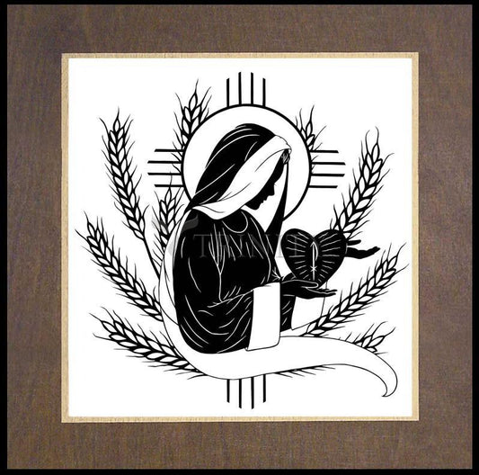 Giver of the Wheat - Wood Plaque Premium by Dan Paulos - Trinity Stores