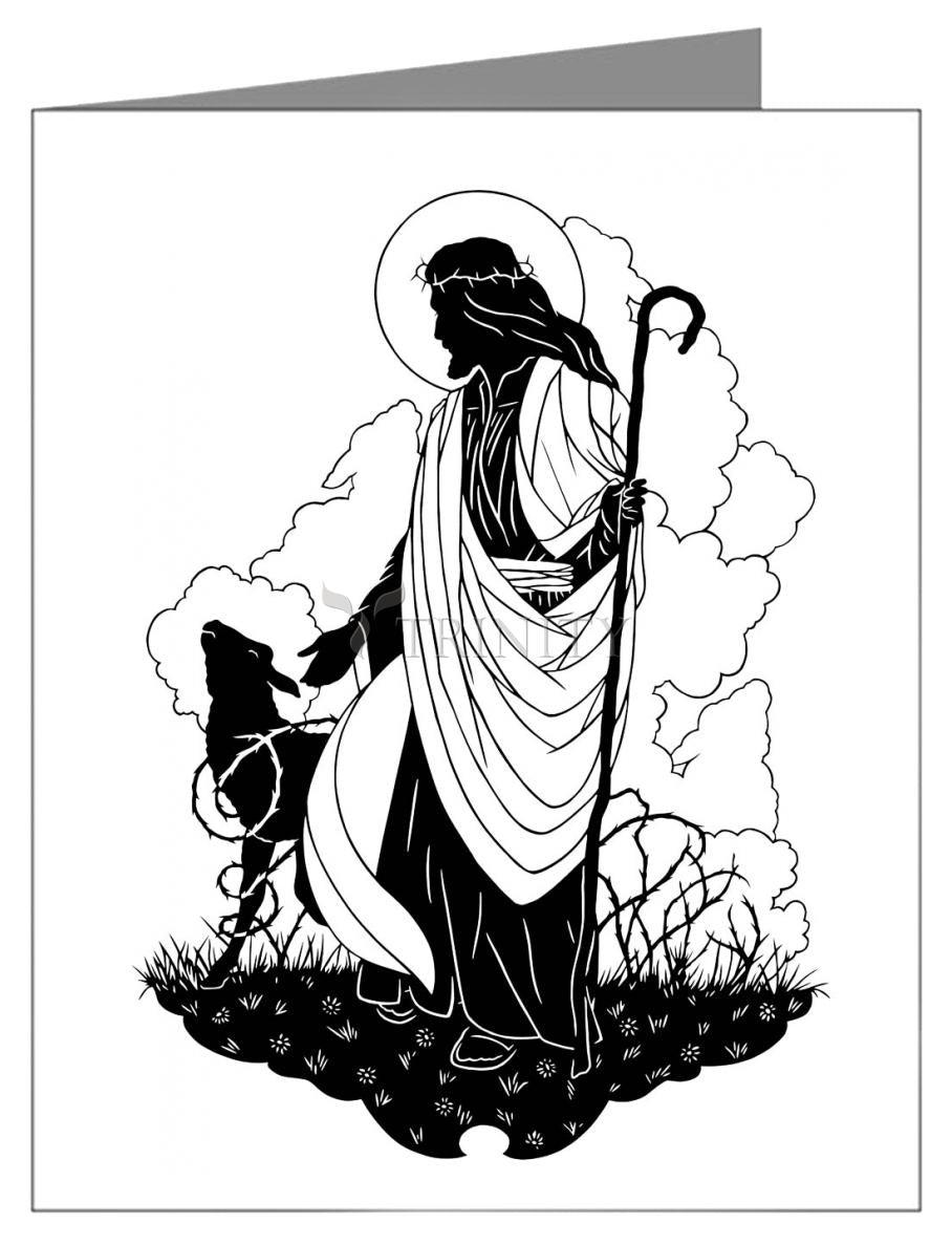Good Shepherd - Note Card Custom Text by Dan Paulos - Trinity Stores