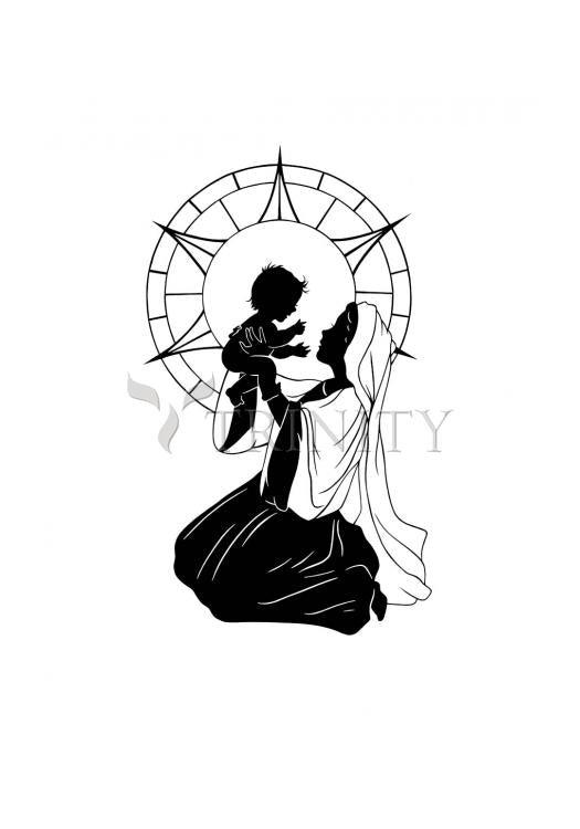 Heaven's Crystal Window - Holy Card by Dan Paulos - Trinity Stores