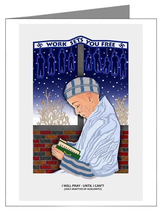 I Will Pray Until I Can't - Note Card by Dan Paulos - Trinity Stores