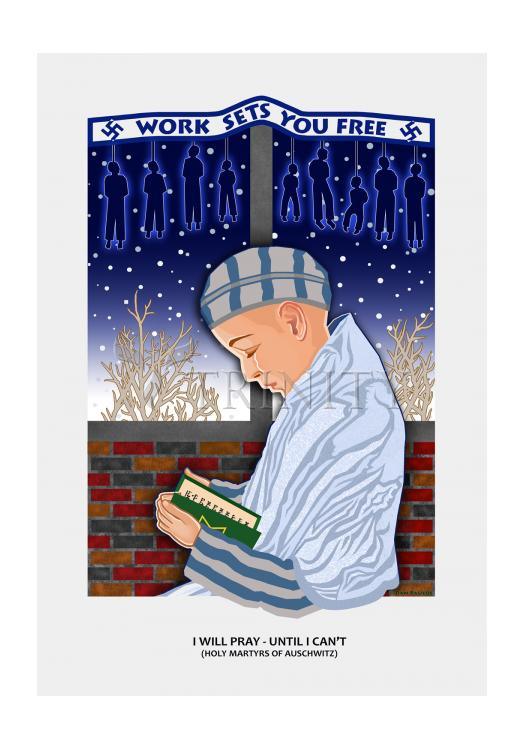 I Will Pray Until I Can't - Holy Card by Dan Paulos - Trinity Stores