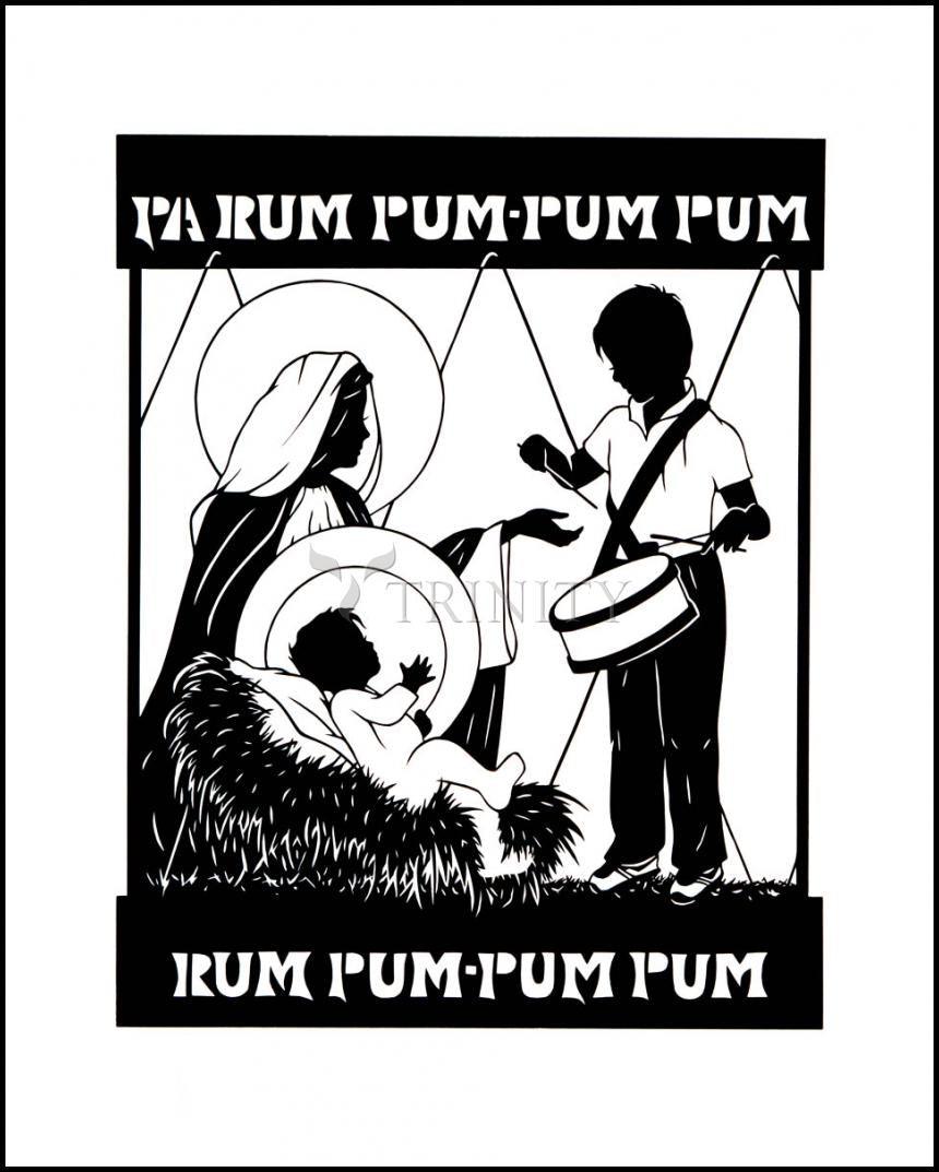 Little Drummer Boy - Wood Plaque by Dan Paulos - Trinity Stores