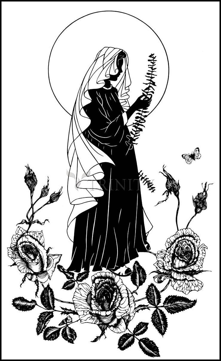 Lo, How A Rose E'er Blooming - Wood Plaque by Dan Paulos - Trinity Stores