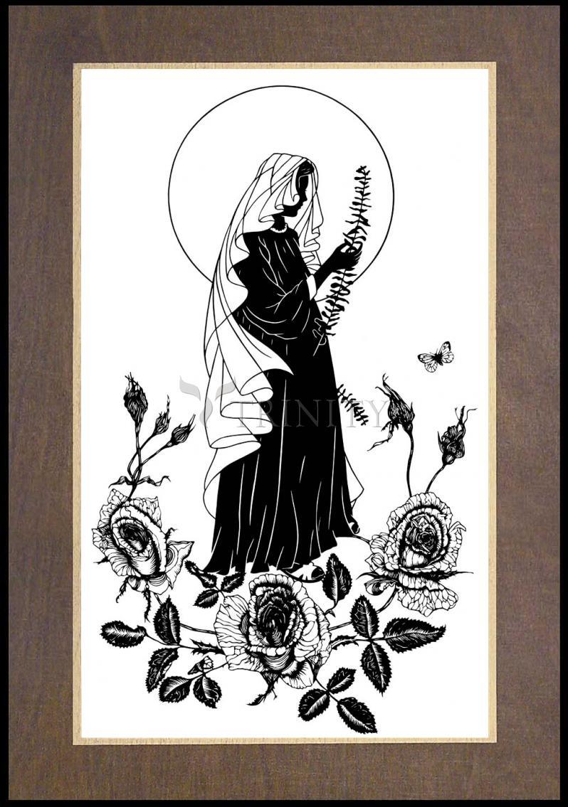 Lo, How A Rose E'er Blooming - Wood Plaque Premium by Dan Paulos - Trinity Stores