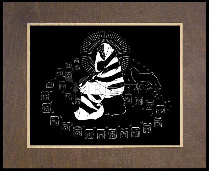 Lighted Path - Wood Plaque Premium by Dan Paulos - Trinity Stores