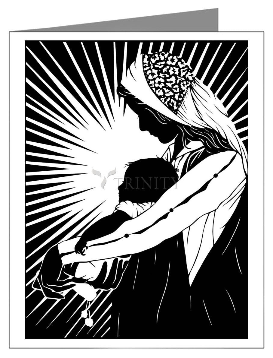Our Lady of the Light - ver.1 - Note Card by Dan Paulos - Trinity Stores