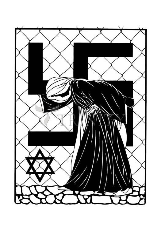 Our Lady of Auschwitz - Holy Card by Dan Paulos - Trinity Stores