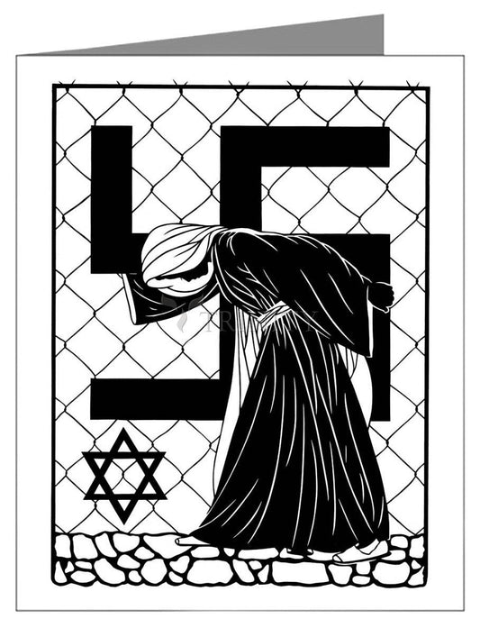 Our Lady of Auschwitz - Note Card Custom Text by Dan Paulos - Trinity Stores