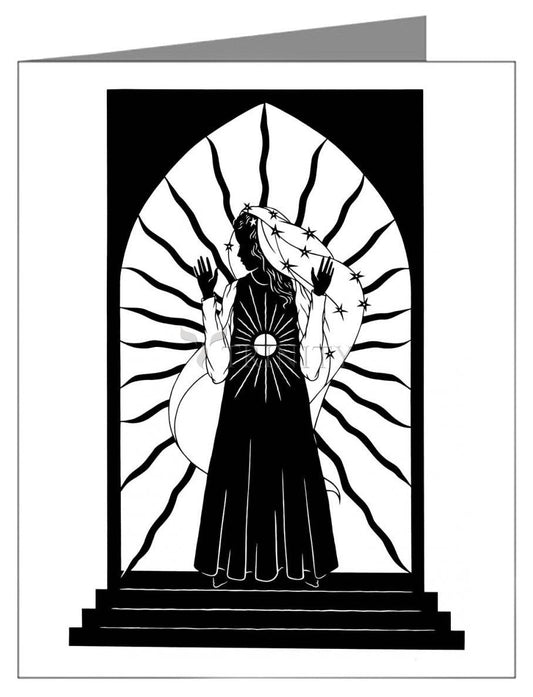 Our Lady of the Blessed Sacrament - Note Card Custom Text by Dan Paulos - Trinity Stores