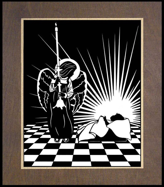 Light of Christ - Wood Plaque Premium by Dan Paulos - Trinity Stores