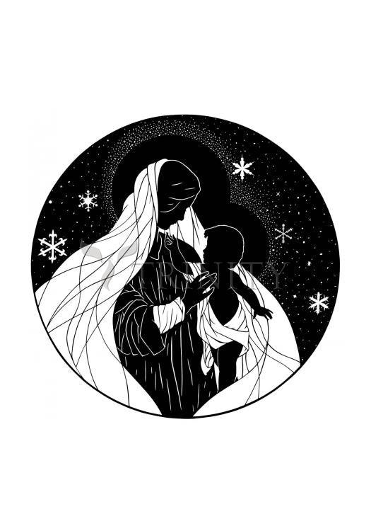 Our Lady of the Snows - Holy Card by Dan Paulos - Trinity Stores