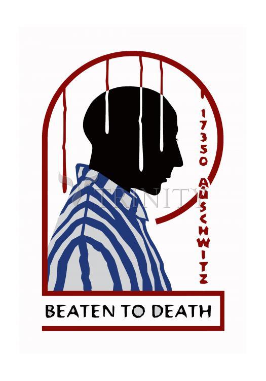 Martyr Józef Kowalski of Auschwitz - Holy Card by Dan Paulos - Trinity Stores