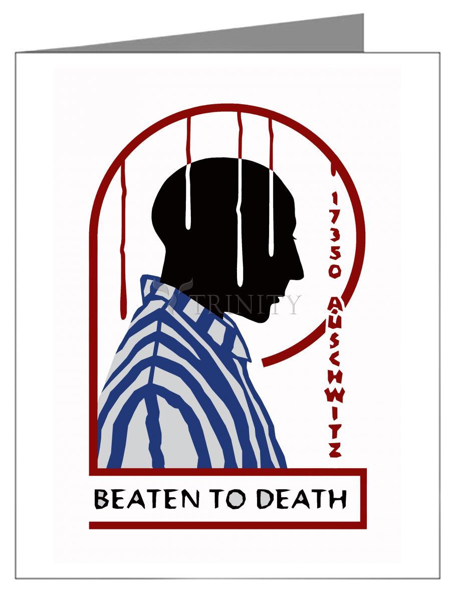 Martyr JózefKowalski of Auschwitz - Note Card Custom Text by Dan Paulos - Trinity Stores