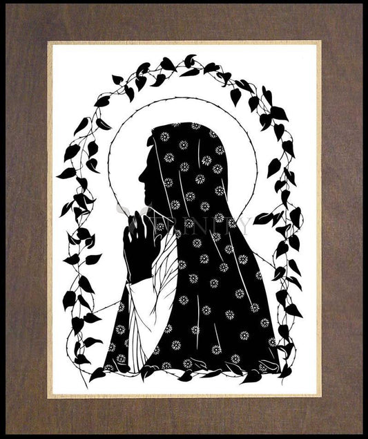 Mary's Last Autumn - Wood Plaque Premium by Dan Paulos - Trinity Stores