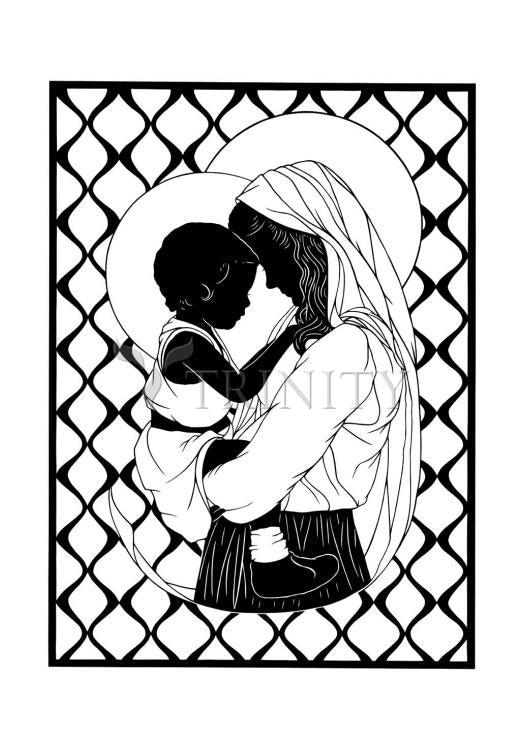 Mother Most Tender - ver.1 - Holy Card by Dan Paulos - Trinity Stores