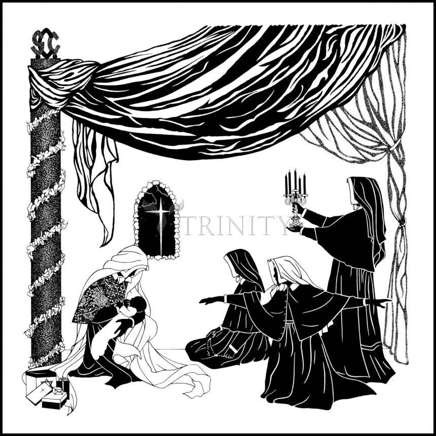 Madonna of the Srs. of Christian Charity - Wood Plaque by Dan Paulos - Trinity Stores