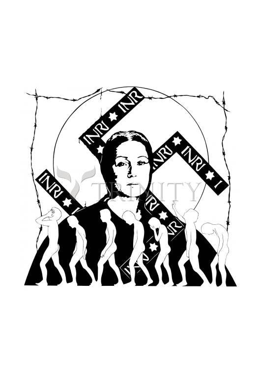 Madonna of the Slaughtered Jews - Holy Card by Dan Paulos - Trinity Stores