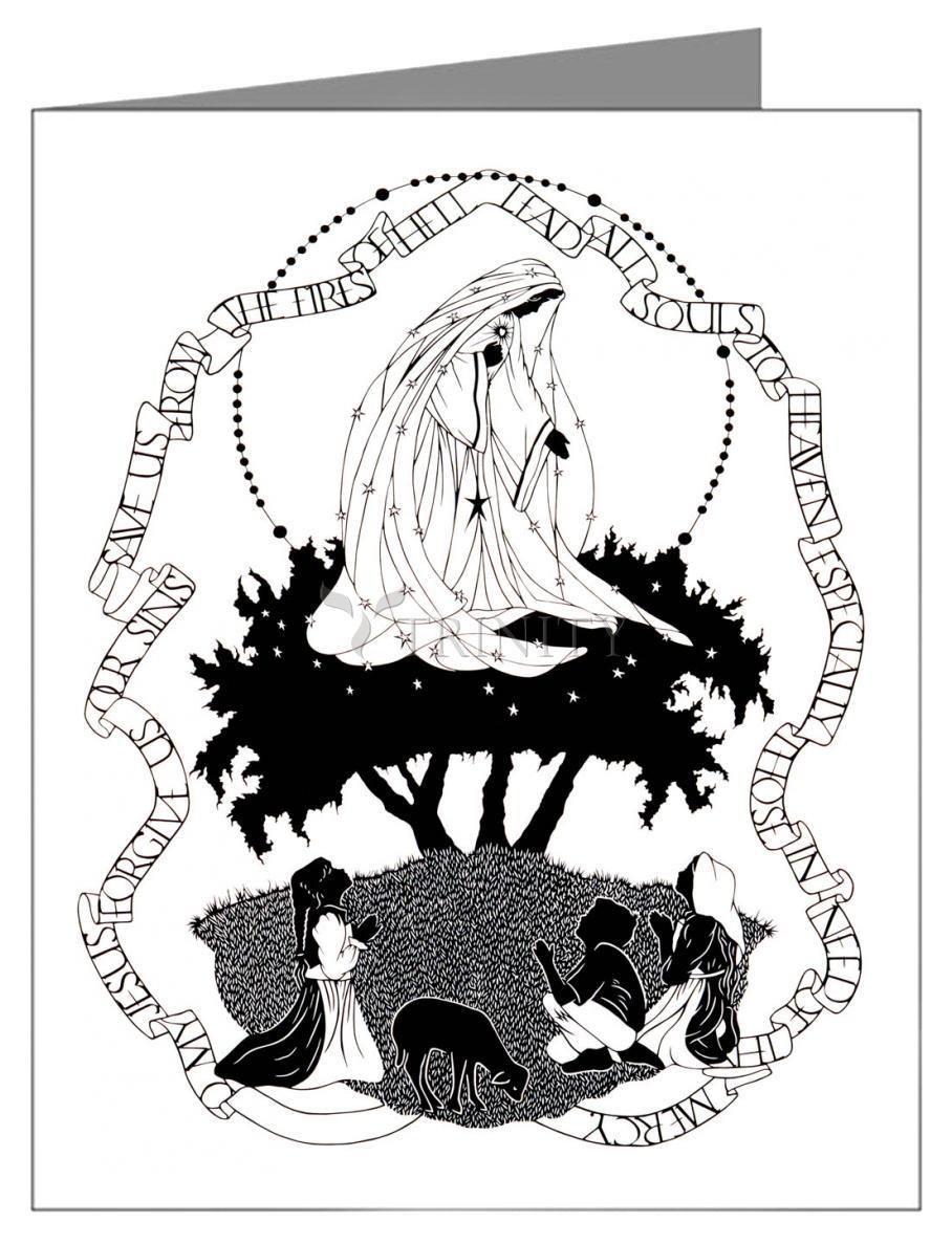 Our Lady of Fatima - Note Card by Dan Paulos - Trinity Stores