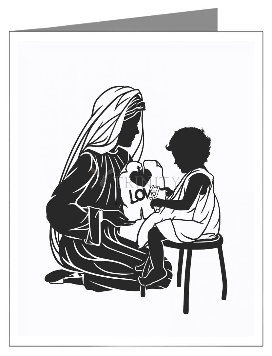 Our Lady Teacher - Note Card Custom Text by Dan Paulos - Trinity Stores