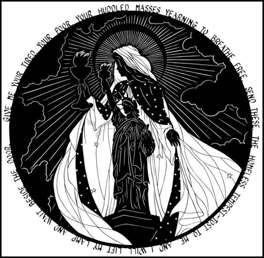 O Towering Pillars of Freedom - Wood Plaque by Dan Paulos - Trinity Stores