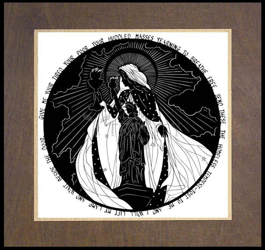 O Towering Pillars of Freedom - Wood Plaque Premium by Dan Paulos - Trinity Stores