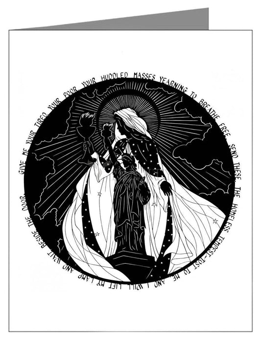 O Towering Pillars of Freedom - Note Card by Dan Paulos - Trinity Stores