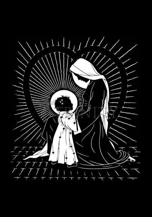 Open Your Heart To My Son - ver.2 - Holy Card by Dan Paulos - Trinity Stores