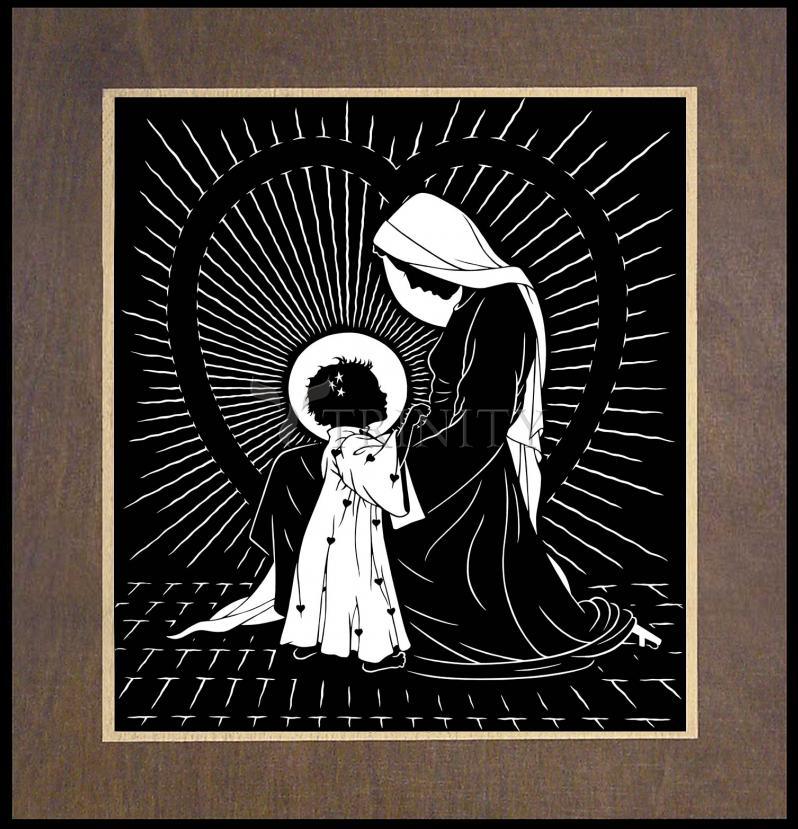 Open Your Heart To My Son - ver.2 - Wood Plaque Premium by Dan Paulos - Trinity Stores