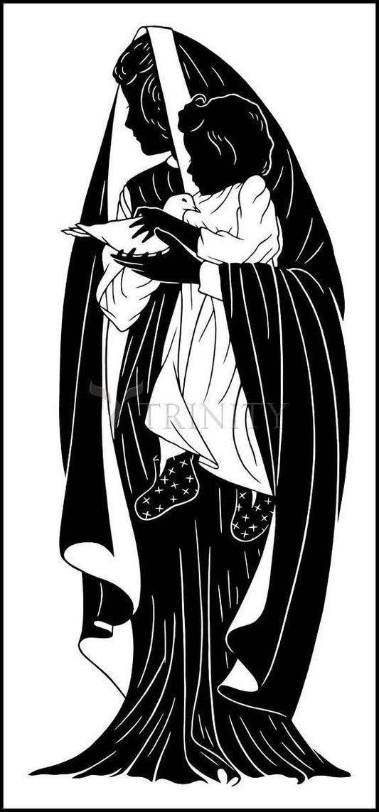 Mother of Peace - Wood Plaque by Dan Paulos - Trinity Stores