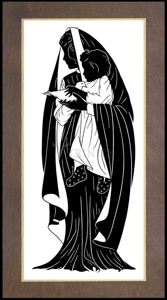 Mother of Peace - Wood Plaque Premium by Dan Paulos - Trinity Stores