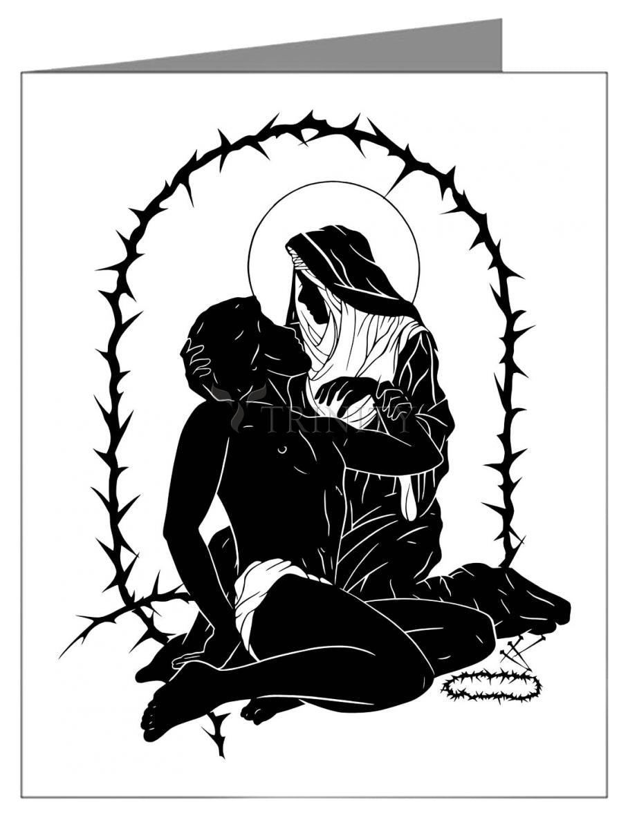 Pieta - Note Card Custom Text by Dan Paulos - Trinity Stores
