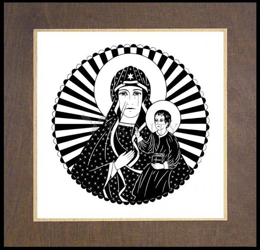 Mother of Poland - Wood Plaque Premium by Dan Paulos - Trinity Stores