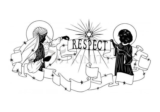 Respect - Holy Card by Dan Paulos - Trinity Stores