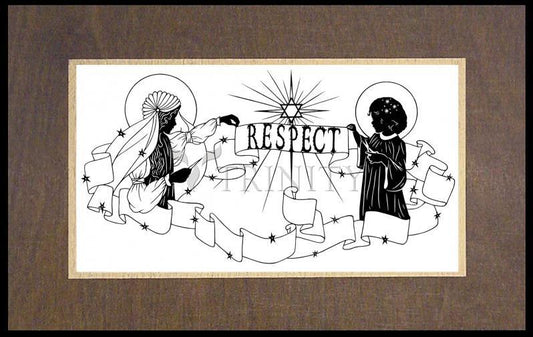Respect - Wood Plaque Premium by Dan Paulos - Trinity Stores