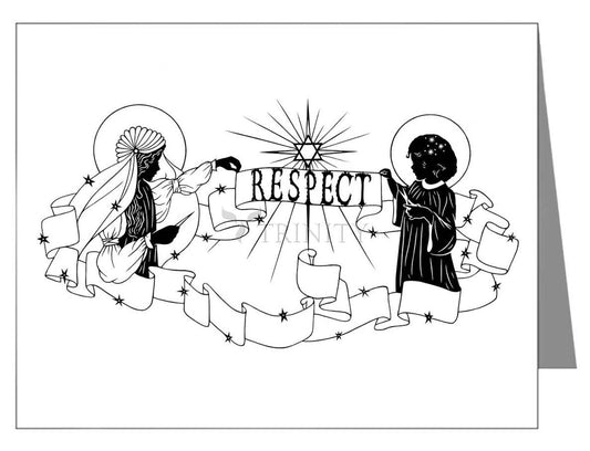 Respect - Note Card Custom Text by Dan Paulos - Trinity Stores
