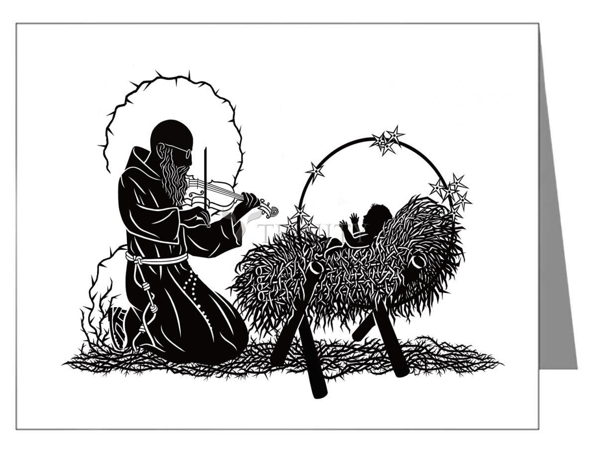 Bl. Solanus Casey and Infant Jesus - Note Card by Dan Paulos - Trinity Stores