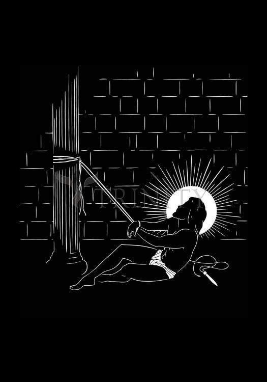 Scourging - Holy Card by Dan Paulos - Trinity Stores