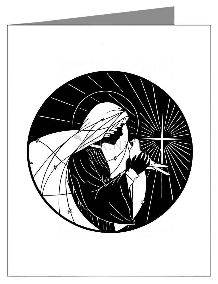 Santa Maria de la Paz - Note Card by Dan Paulos - Trinity Stores