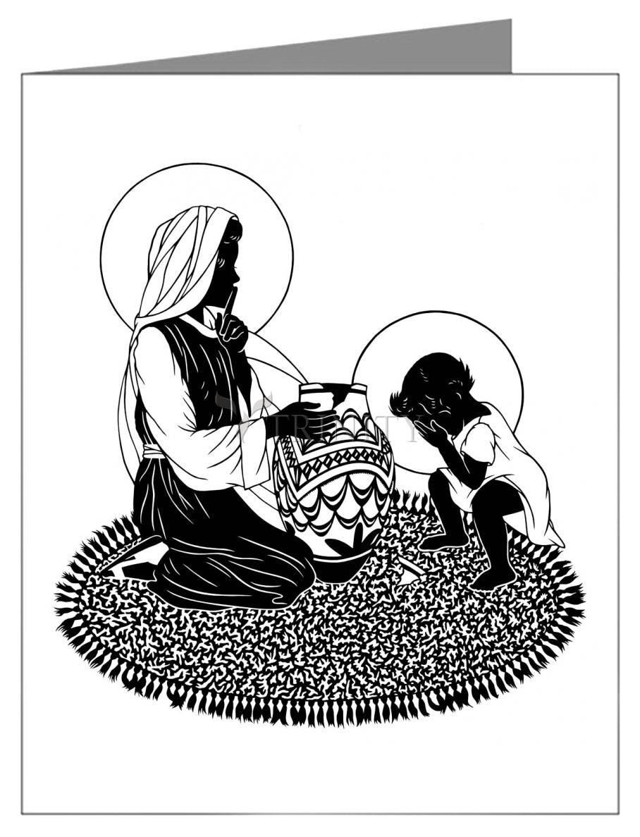 Broken Pot - Note Card Custom Text by Dan Paulos - Trinity Stores