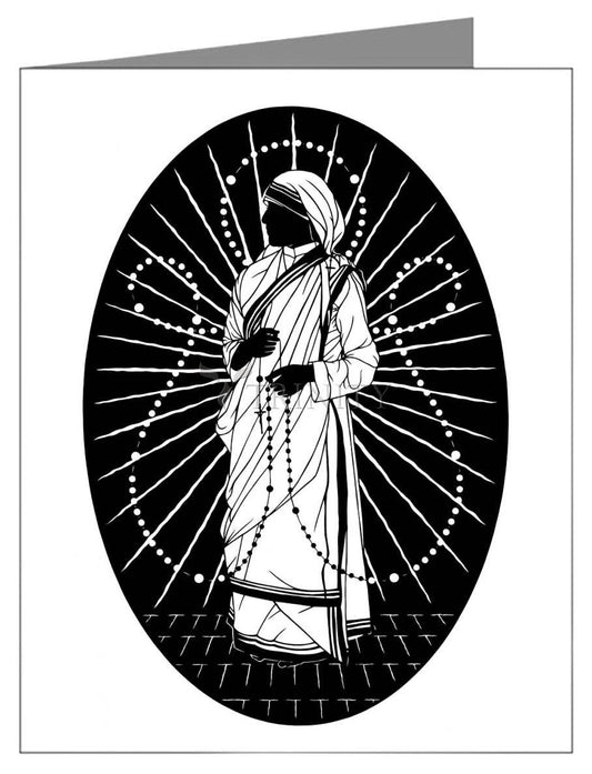 St. Teresa of Calcutta - Love to Pray - Note Card Custom Text by Dan Paulos - Trinity Stores