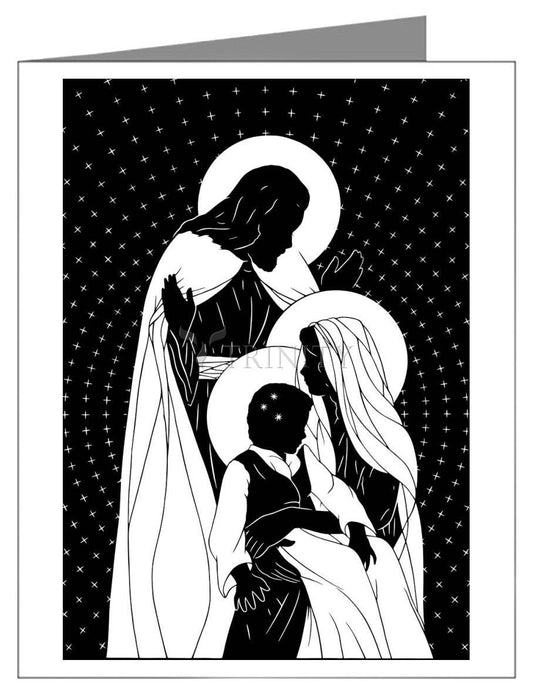 Holy Family - Note Card by Dan Paulos - Trinity Stores