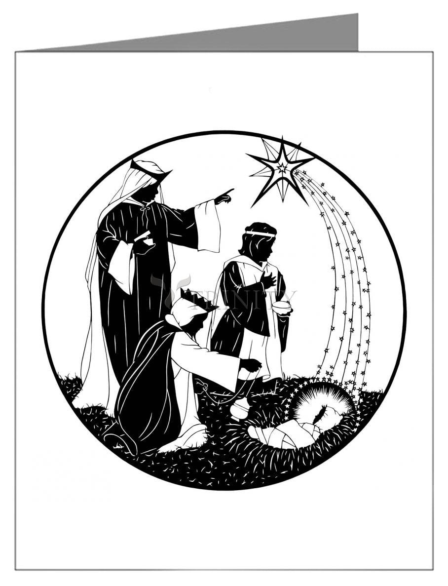 We Have Followed The Star - Note Card Custom Text by Dan Paulos - Trinity Stores