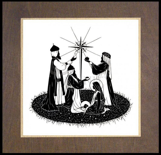 We Three Kings - Wood Plaque Premium by Dan Paulos - Trinity Stores