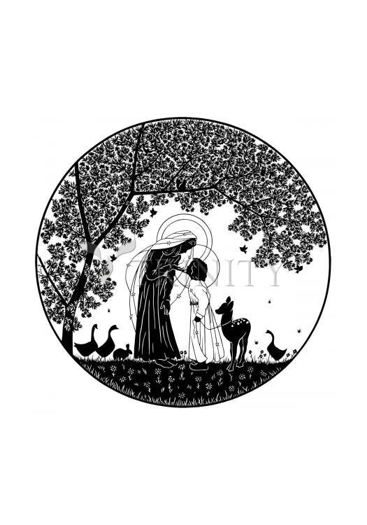 But Who Will Take Care Of It - Holy Card by Dan Paulos - Trinity Stores