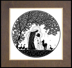 Wood Plaque Premium - But Who Will Take Care Of It by D. Paulos