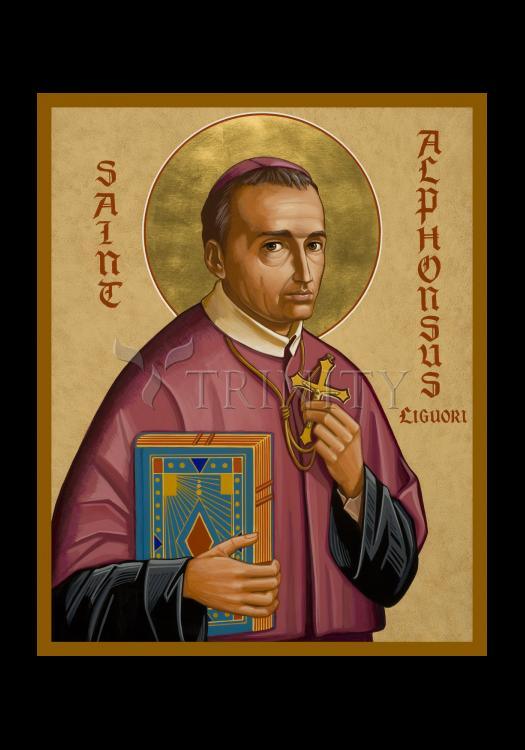 St. Alphonsus Liguori - Holy Card by Julie Lonneman - Trinity Stores