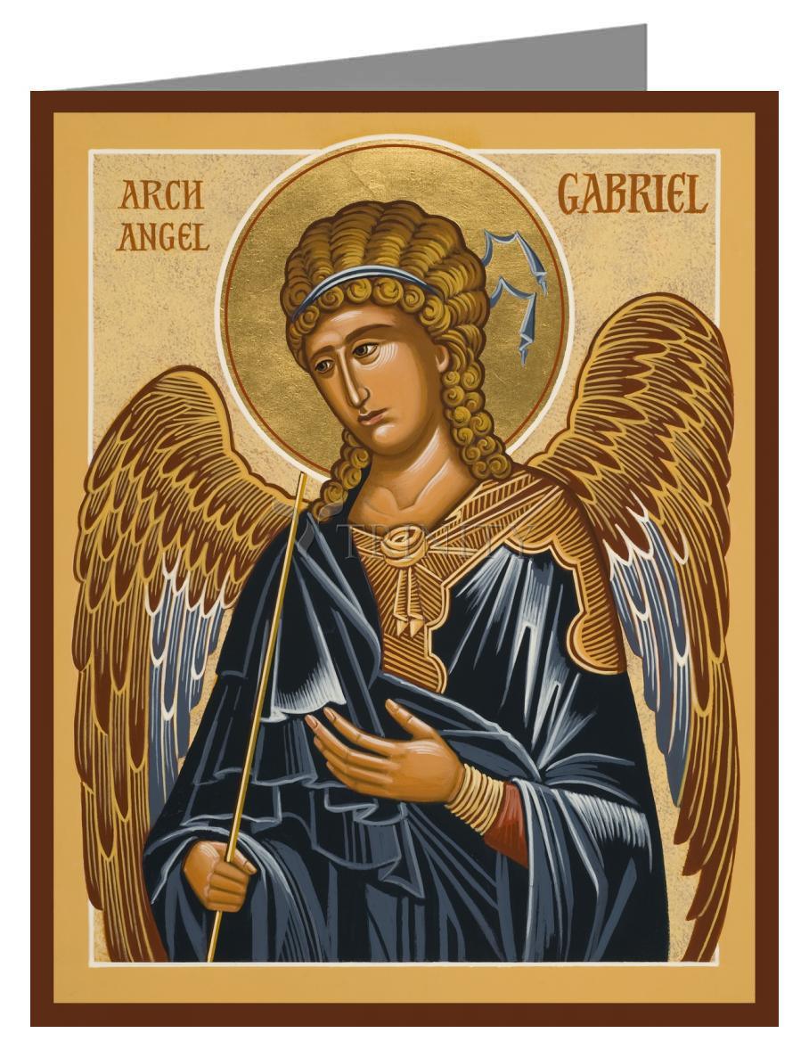 St. Gabriel Archangel - Note Card by Julie Lonneman - Trinity Stores