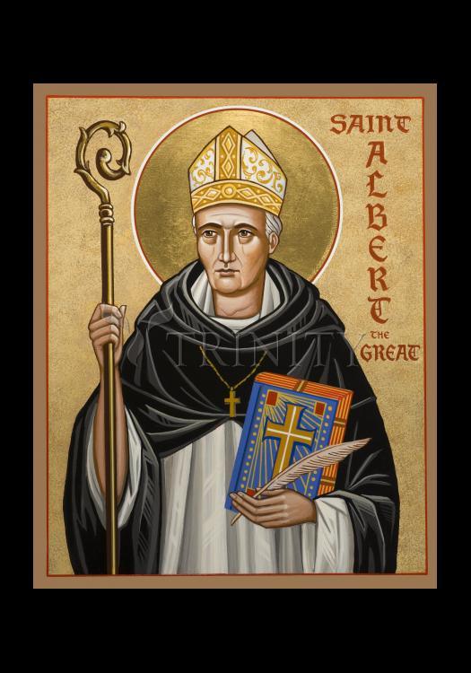 St. Albert the Great - Holy Card by Julie Lonneman - Trinity Stores