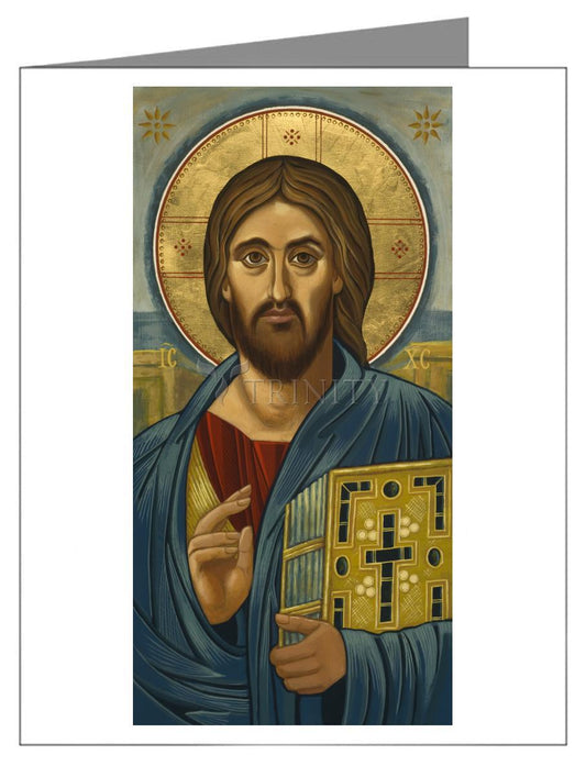 Christ Blessing - Note Card Custom Text by Julie Lonneman - Trinity Stores