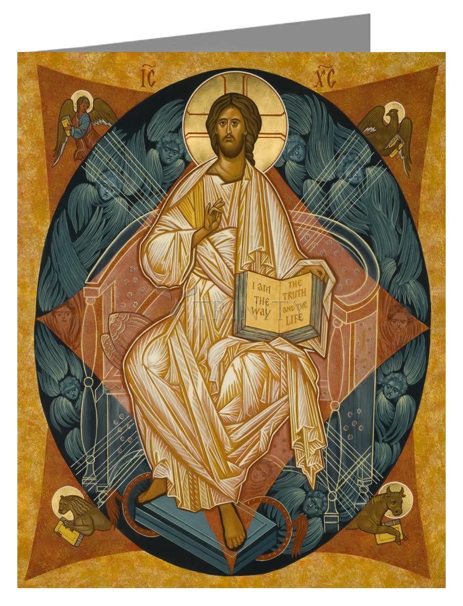 Christ Enthroned - Note Card by Julie Lonneman - Trinity Stores